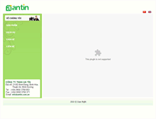 Tablet Screenshot of antin.com.vn